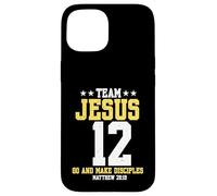 Jesus Baseball Team Jesus Christian Matthew 28:19 Verse Tee Case for iPhone 15