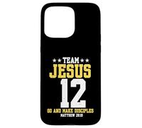 Jesus Baseball Team Jesus Christian Matthew 28:19 Verse Tee Case for iPhone 15 Pro Max