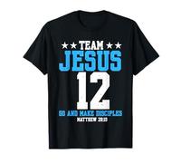 Jesus Baseball Team Jesus Christian Matthew 28:19 Verse Tee T-Shirt