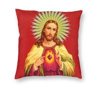 Jesus Biblical References Square Pillowcase Pillow Cover Polyester Cushion Decor Comfort Throw Pillow for Home Bedroom