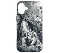 Jesus Blessing the Children | Gustave Dore Print Case for iPhone 16 Plus