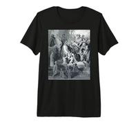 Jesus Blessing the Children | Gustave Dore Print Premium T-Shirt