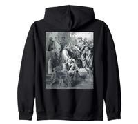 Jesus Blessing the Children | Gustave Dore Print Zip Hoodie