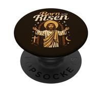 Jesus Born to Be Risen Eternal Life Christian Resurrection PopSockets Adhesive PopGrip