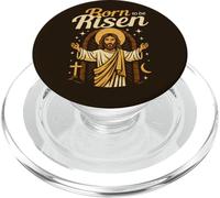 Jesus Born to Be Risen Eternal Life Christian Resurrection PopSockets PopGrip for MagSafe