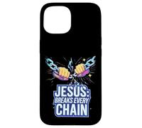 Jesus Breaks Every Chain Case for iPhone 15