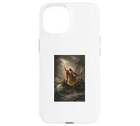 Jesus Calming the Storm Biblical Art Print of Hope and Trust Case for iPhone 15