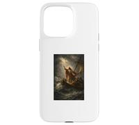 Jesus Calming the Storm Biblical Art Print of Hope and Trust Case for iPhone 15 Pro Max
