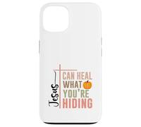Jesus Can Heal What Youre Hiding Pumpkin Faith Case for iPhone 13