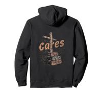 Jesus Cares Design Pullover Hoodie