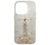 Jesus Carry Your Cross Minimalist Christian Faith Art Case for iPhone 14 Pro