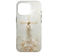 Jesus Carry Your Cross Minimalist Christian Faith Art Case for iPhone 16 Pro