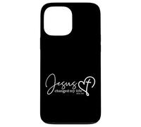 Jesus Changed My Life 2 Corinthians 5:17 Bible Verse Gift Case for iPhone 13 Pro Max