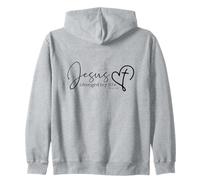 Jesus Changed My Life 2 Corinthians 5:17 Bible Verse Gift Zip Hoodie
