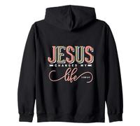 Jesus Changed My Life 2 Corinthians 5:17 Bible Verse Gift Zip Hoodie