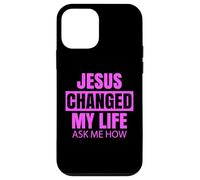 Jesus Changed My Life Ask Me How Bold Faith Advocate Bible Case for iPhone 12 mini