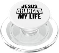 Jesus Changed My Life Ask Me How Bold Faith Advocate Bible PopSockets PopGrip for MagSafe