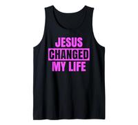 Jesus Changed My Life Ask Me How Bold Faith Advocate Bible Tank Top