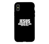 Jesus Changed My Life Ask Me How Christian Case for iPhone X/XS