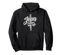 Jesus Changed My Life Ask me how Christian Faith Cross Pullover Hoodie