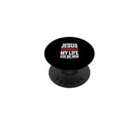 Jesus changed my life! Ask me how! Christian Jesus PopSockets Adhesive PopGrip