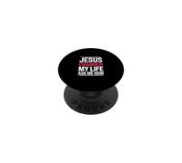 Jesus Changed My Life Ask Me How Christian PopSockets Adhesive PopGrip