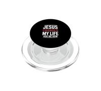 Jesus Changed My Life Ask Me How Gospel PopSockets PopGrip for MagSafe
