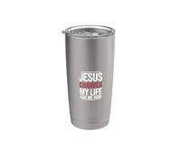Jesus Changed My Life Ask Me How Gospel Stainless Steel Insulated Tumbler