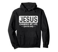 Jesus Changed My Life Ask Me How Pastor Christian Faith Pullover Hoodie