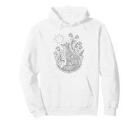 Jesus Changed My Life, Ask Me How, Patriotic Faith Design Pullover Hoodie