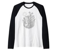 Jesus Changed My Life, Ask Me How, Patriotic Faith Design Raglan Baseball Tee