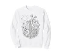 Jesus Changed My Life, Ask Me How, Patriotic Faith Design Sweatshirt