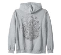 Jesus Changed My Life, Ask Me How, Patriotic Faith Design Zip Hoodie