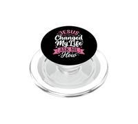 Jesus Changed My Life Ask Me How PopSockets PopGrip for MagSafe