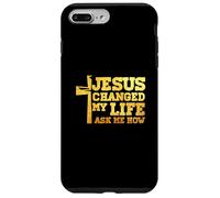 Jesus Changed My Life Asked Me How Christ Devotee Faithcross Case for iPhone 7 Plus/8 Plus