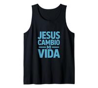 Jesus Changed My Life Funny Saying Spanish Saying Tank Top