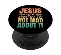 Jesus Changed My Plans And I’m Not Mad About It Christian PopSockets Adhesive PopGrip