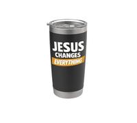 Jesus Changes Everything Christian Church Baptism Stainless Steel Insulated Tumbler