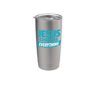Jesus Changes Everything Christian Church Baptism Stainless Steel Insulated Tumbler