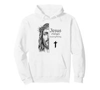 Jesus Changes Everything Christian Faith Hope Savior Pullover Hoodie