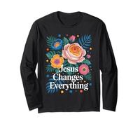 Jesus Changes Everything Faith Christian Baptism & Salvation Long Sleeve T-Shirt