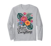 Jesus Changes Everything Faith Christian Baptism & Salvation Long Sleeve T-Shirt