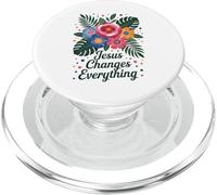 Jesus Changes Everything Faith Christian Baptism & Salvation PopSockets PopGrip for MagSafe
