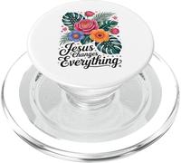 Jesus Changes Everything Faith Christian Baptism & Salvation PopSockets PopGrip for MagSafe