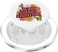 Jesus Changes Everything Faith Christian Baptism & Salvation PopSockets PopGrip for MagSafe