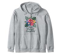 Jesus Changes Everything Faith Christian Baptism & Salvation Zip Hoodie