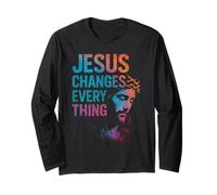 Jesus Changes Everything Religious Christian Faith Long Sleeve T-Shirt