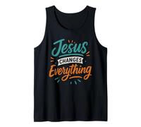 Jesus Changes Everything - Vintage Christian Faith Tank Top