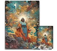 Jesus Christ 1000 Piece Jigsaw Difficult Puzzles for Adults for Teenagers, Couples, And Friends for Birthdays, Christmas 26X38CM/10.23x14.96inch