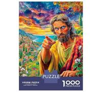 Jesus Christ 1000 Piece Jigsaw Puzzle for Adults And Kids-Challenging Puzzle Game,Home Decoration & Family Fun 70x50cm/1000pcs